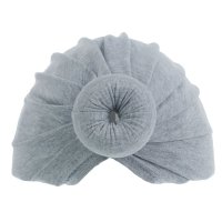 H46-G: Grey Donut Hat (0-6 Months)